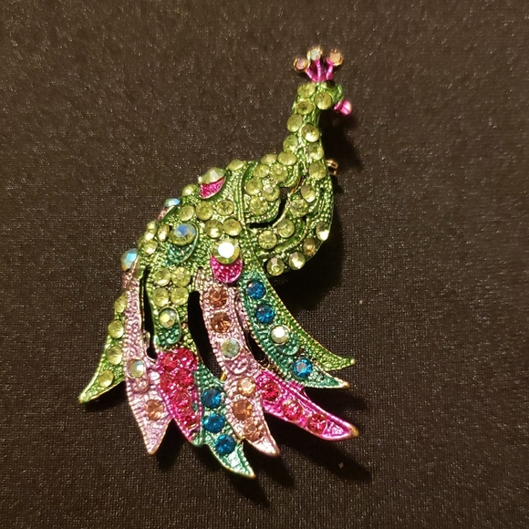 no brand Jewelry - Multicolor Peacock Brooch